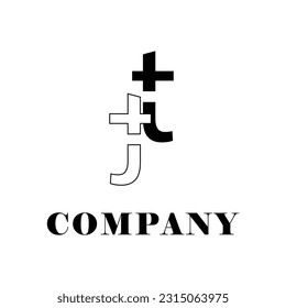 special t letter logo on white background, can be used for art companies, sports, etc