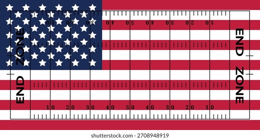 Special tactical board design featuring the United States flag