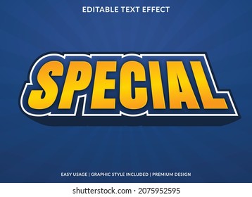 efecto de texto especial con uso de estilo abstracto y moderno para el logotipo y la marca de negocios