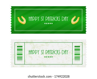 special ticket for St. Patrick's Day