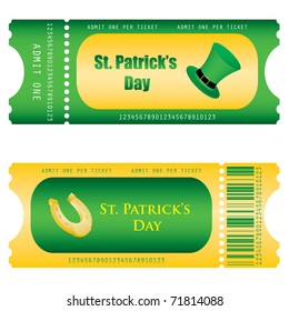 special ticket for St. Patrick's Day