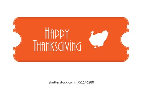 special ticket for thanksgiving day