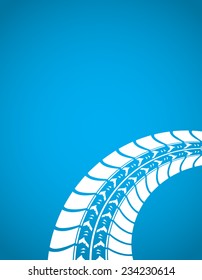 special tire track design