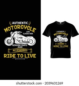 Special trendy Motorcycle t-shirt desing