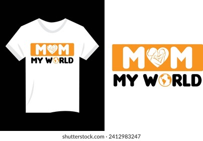 special typography t shirt vector for mother's day
