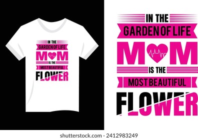 special typography t shirt vector for mother's day