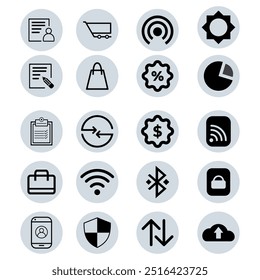 Conjunto de iconos de Vector especial con diseño elegante