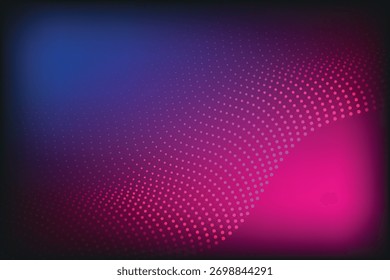 Papel de parede especial com ondas circulares em um fundo rosa