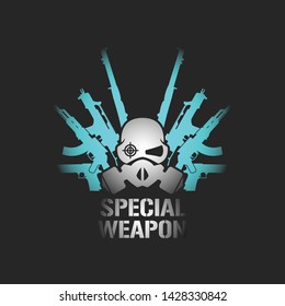 Special Weapon Logo vector Illustration