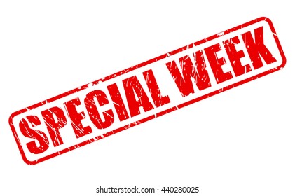 SPECIAL WEEK RED STAMP TEXT ON WHITE