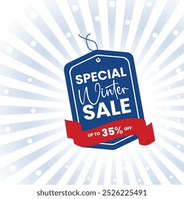 Special winter sale up to 35 percent off