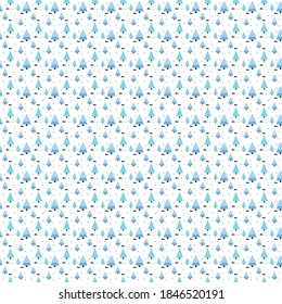 Special winter season trees background pattern modern flat design vector ready to use