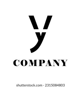 special y letter logo on white background, can be used for art companies, sports, etc