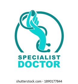 Specialist Doctor Logo Design Vector