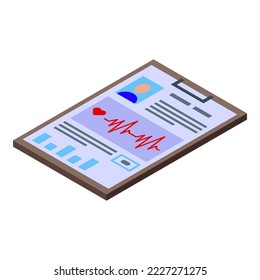 Specialist help board icon isometric vector. Doctor team. Support injury