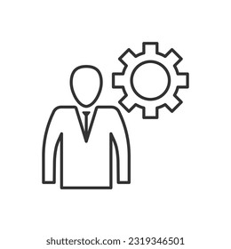 Fachsymbol - Expertensymbol - Symbol "Technische Unterstützung"