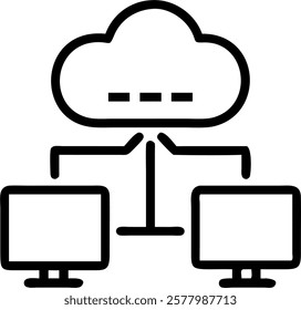 IT specialist monitoring cloud network security on multiple screens with copy space concept as A candid image of an IT specialist vigilantly monitoring cloud network security throu