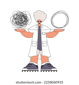 The specialist unpacks the tangle of thoughts. Help A person consumed by a sense of hopelessness and despair.