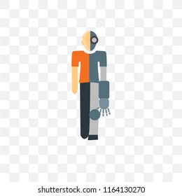 IT specialist vector icon isolated on transparent background, IT specialist logo concept