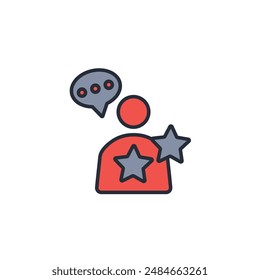 specialists icon. vector.Editable stroke.linear style sign for use web design,logo.Symbol illustration.