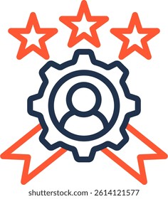 Specialization Icon Color Line Vector Illustration