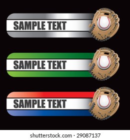 specialized banners for baseball glove