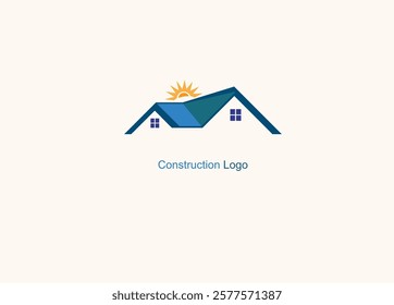 A specialized logo designed for road construction companies, featuring imagery like asphalt, traffic cones, and construction vehicles. Perfect for businesses focused on roadwork, paving development.