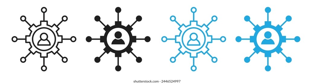 Specialized Skill Set Icon Highlighting Exceptional Worker Performance and Abilities