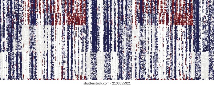 Specially Designed Carpet, rug, scarf and curtain digital print modern seamless vichy, line, stripe and floral texture mixed earth colors tones geometric textured with typical pattern in vector SS2024