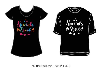 Specials Squad Retro Shirt, Specials Teacher Tee,