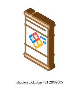 specialty chemicals in barrel isometric icon vector. specialty chemicals in barrel sign. isolated symbol illustration