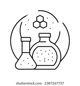 specialty chemicals line icon vector. specialty chemicals sign. isolated contour symbol black illustration