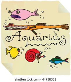 species from the deep sea in aquarium