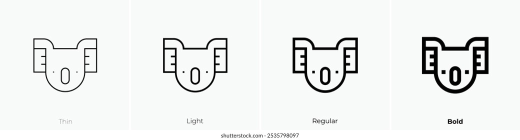 species icon. Thin, Light Regular And Bold style design isolated on white background