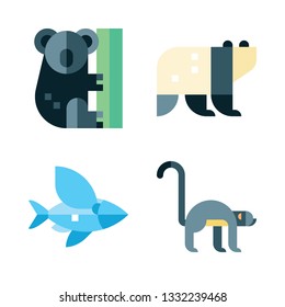 species vector icon set