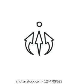 Specific Icon as Showing Choice: Specific keywords Idea