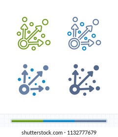 Specific Targets - Contrast Icons. A professional, pixel-aligned icon.