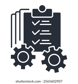 specification icon. vector.Editable stroke.linear style sign for use web design,logo.Symbol illustration.