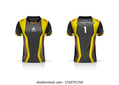 Tshirt Sport Jersey Template Design Vector Stock Vector (Royalty Free ...