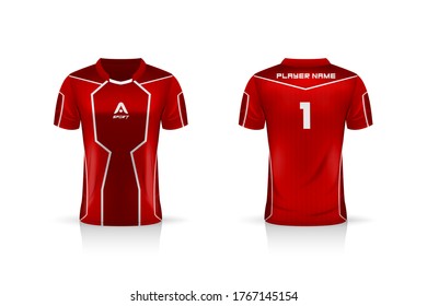 Soccer Tshirt Design Uniform Set Soccer Stock Vector (Royalty Free ...