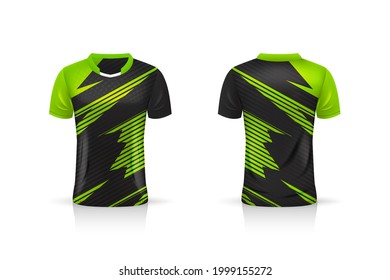 Specification Soccer Sport , Esport Gaming T Shirt Jersey template. mock up uniform . Vector Illustration design