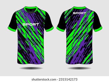 Specification Soccer Sport , Esport Gaming T Shirt Jersey template. mock up uniform . Vector Illustration design