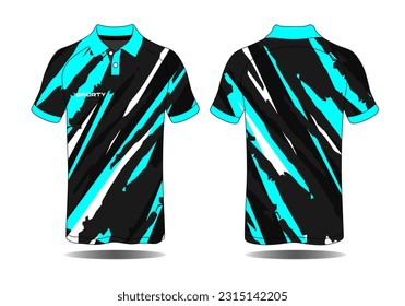 Specification Soccer Sport , Esport Gaming T Shirt Jersey template. mock up uniform . Vector Illustration design