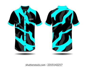 Specification Soccer Sport , Esport Gaming T Shirt Jersey template. mock up uniform . Vector Illustration design