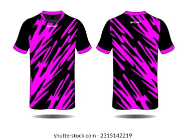 Specification Soccer Sport , Esport Gaming T Shirt Jersey template. mock up uniform . Vector Illustration design