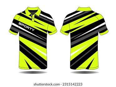 Specification Soccer Sport , Esport Gaming T Shirt Jersey template. mock up uniform . Vector Illustration design