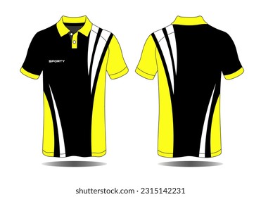 Specification Soccer Sport , Esport Gaming T Shirt Jersey template. mock up uniform . Vector Illustration design