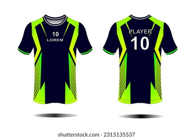 Specification soccer sport , esports gaming t shirt jersey template.