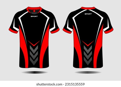 Specification soccer sport , esports gaming t shirt jersey template.