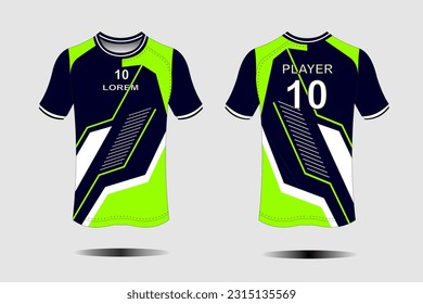 Specification soccer sport , esports gaming t shirt jersey template.